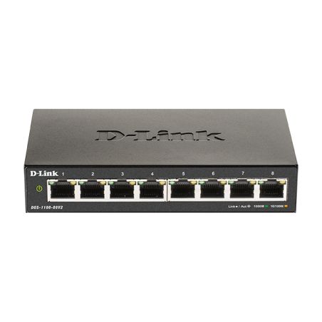 D-LINK – DGS-1100-08V2 – Switch 8 GbE smart – non-PoE