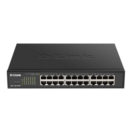 D-LINK – DGS-1100-24PV2 – Switch 24 GbE smart PoE+ – 370 W budget