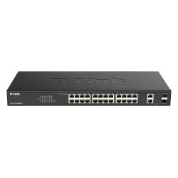 D-LINK – DGS-1100-26MPV2 – Switch 26 GbE smart PoE+ – 370 W budget