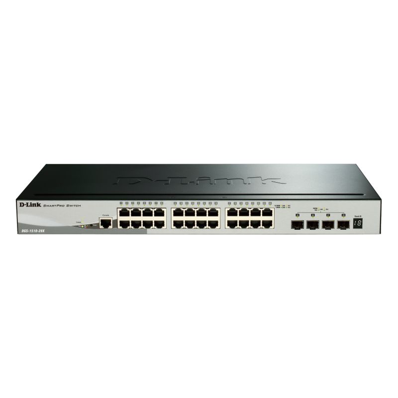 D-LINK - DGS-1510-28X - Switch 24 ports GbE - 4 ports 10G SFP+