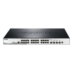 D-LINK - DGS-1510-28XMP - Switch 24 ports PoE+ - 4 ports 10G SFP+ - 370W