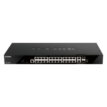 D-LINK - DGS-1520-28 - Switch 24 ports GbE - 4 ports 10G SFP+ - Stackable
