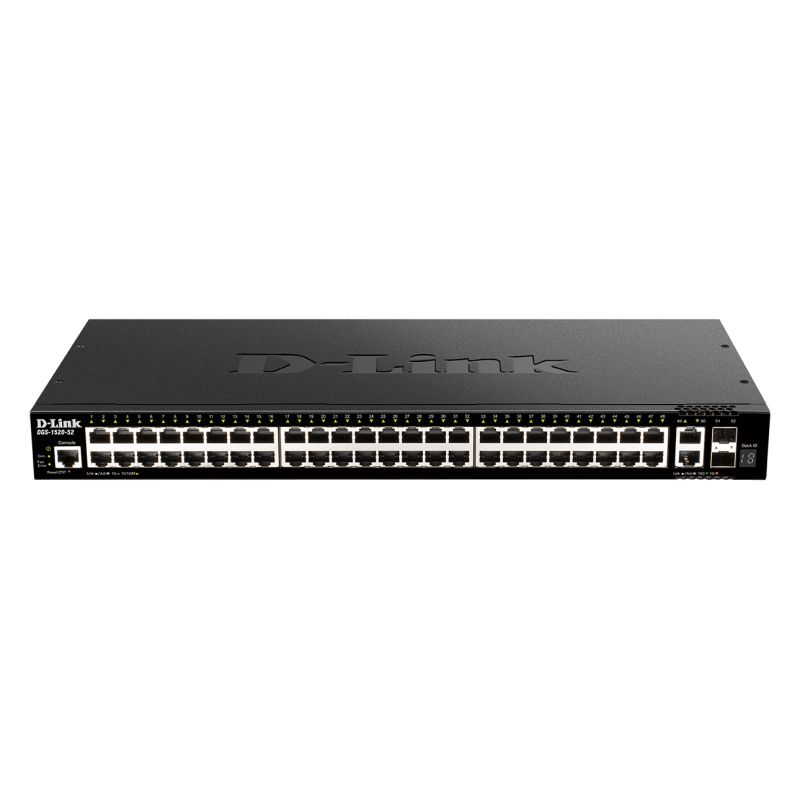 D-LINK - DGS-1520-52 - Switch 48 ports GbE - 4 ports 10G SFP+ - Stackable