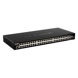 D-LINK - DGS-1520-52 - Switch 48 ports GbE - 4 ports 10G SFP+ - Stackable
