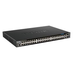 D-LINK - DGS-1520-52MP - Switch 48 ports PoE+ - 4 ports 10G SFP+ - 370W