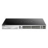 D-LINK - DGS-3130-30S - Switch 24 ports SFP - 6 ports SFP+ - Stackable