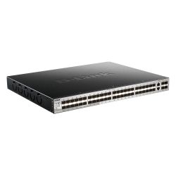 D-LINK - DGS-3130-54S - Switch 48 ports SFP - 6 ports SFP+ - Stackable