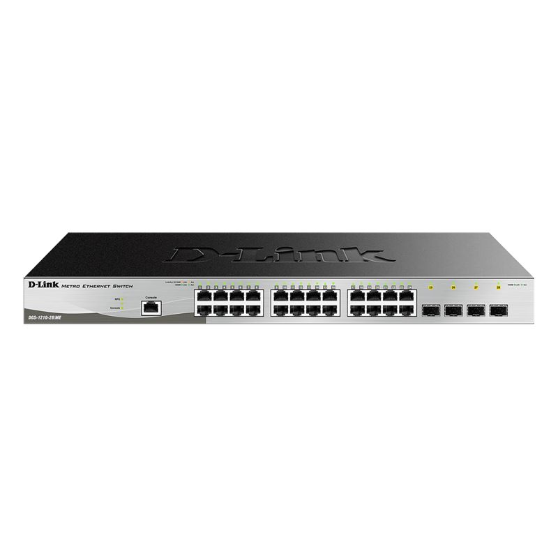 D-LINK - DGS-1210-28/ME - Switch 24 ports GbE - 4 ports SFP - ME Series