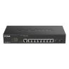 D-LINK - DGS-2000-10P - Switch 8 ports GbE PoE+ - 2 ports SFP - 65W