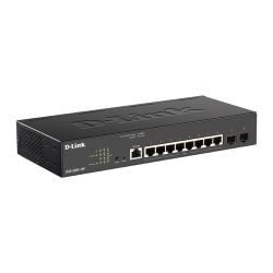 D-LINK - DGS-2000-10P - Switch 8 ports GbE PoE+ - 2 ports SFP - 65W