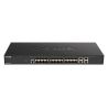 D-LINK - DXS-1210-28S - Switch 24 ports SFP+ - 4 ports Combo SFP+/RJ45 - Web Smart