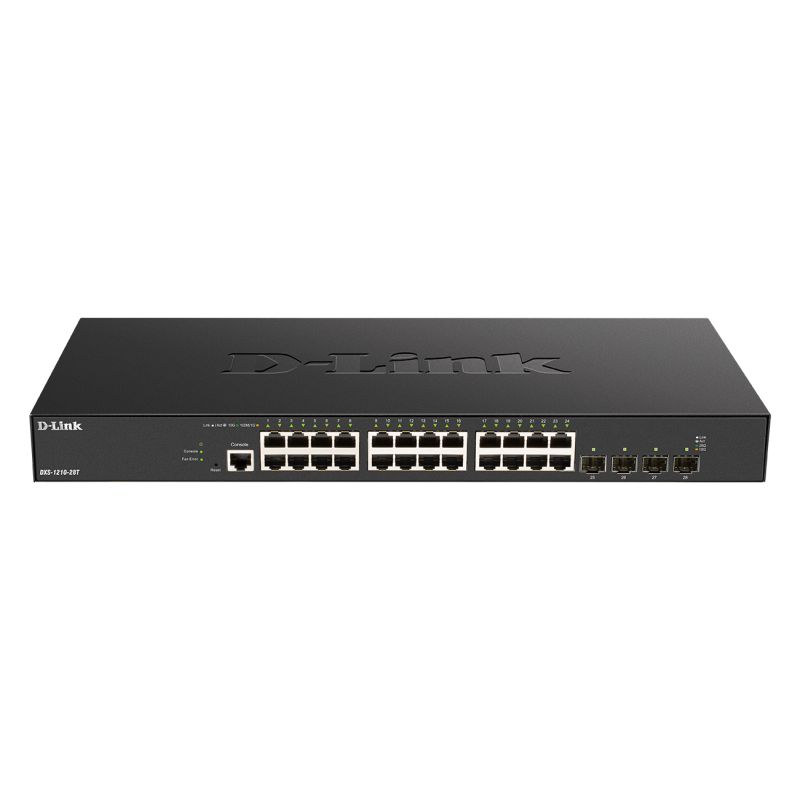 D-LINK - DXS-1210-28T - Switch 24 ports 10GBase-T - 4 ports SFP+ - Web Smart