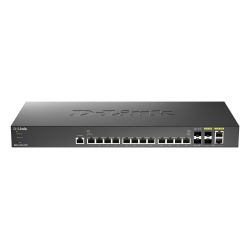 D-LINK - DXS-1210-16TC - Switch 12 ports 10GBase-T - 4 ports SFP+ - Smart Managed
