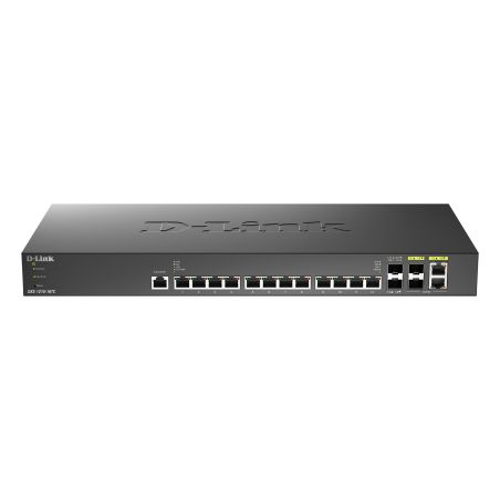 D-LINK - DXS-1210-16TC - Switch 12 ports 10GBase-T - 4 ports SFP+ - Smart Managed