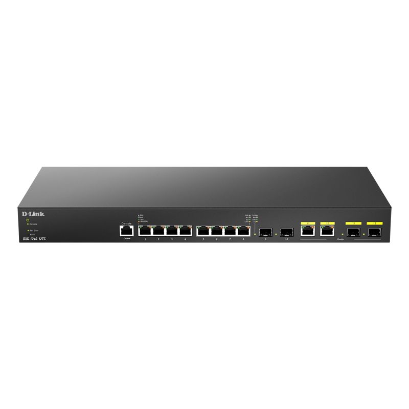 D-LINK - DXS-1210-12TC - Switch 10 ports 10GBase-T - 2 ports Combo SFP+ - Smart