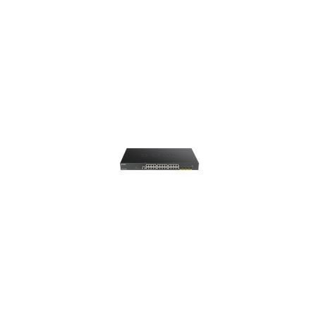 D-LINK - DGS-1250-28XMP - Switch 24 ports PoE+ - 4 ports SFP+ - 370W
