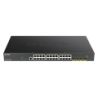 D-LINK - DGS-1250-28XMP - Switch 24 ports PoE+ - 4 ports SFP+ - 370W