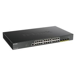 D-LINK - DGS-1250-28XMP - Switch 24 ports PoE+ - 4 ports SFP+ - 370W