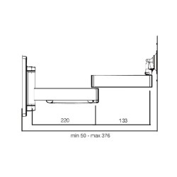 GYRO 3 EXTRA : SUPPORT MURAL MOBILE ROT 360° 2 BRAS- 25 KG