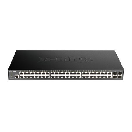 D-LINK - DGS-1250-52X - Switch 48 ports GbE - 4 ports SFP+ - Smart Managed