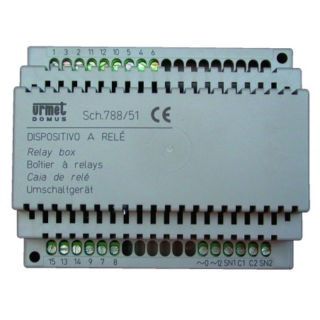 URMET - Relais Commutation 2 Plaques