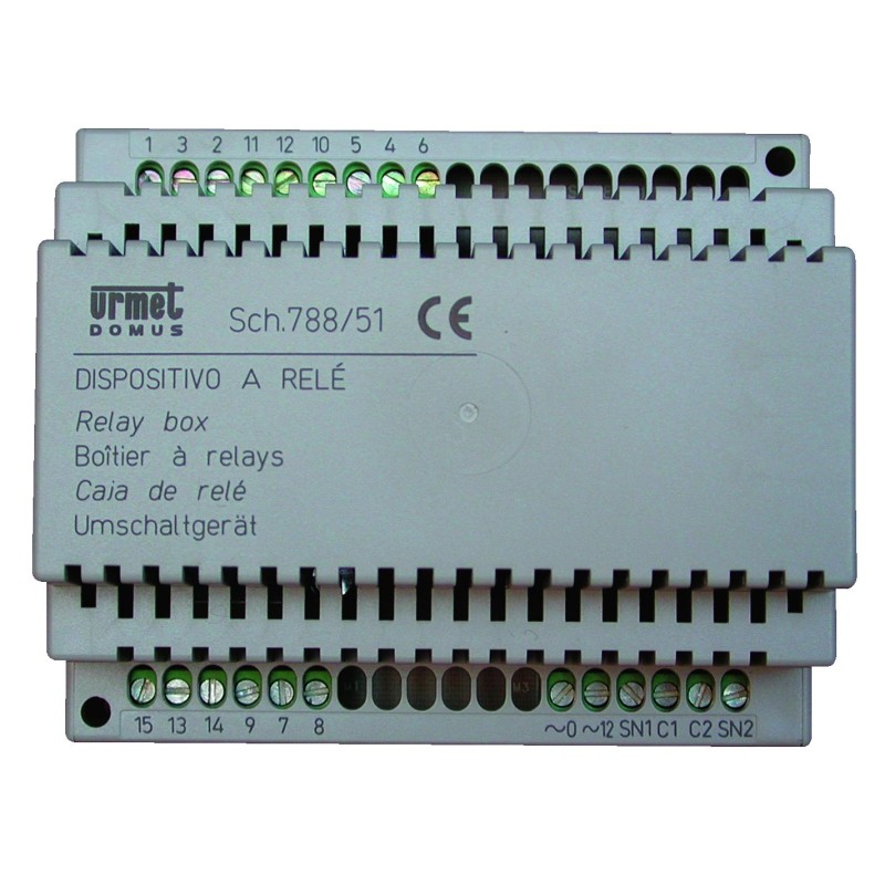URMET - Relais Commutation 4 Plaques
