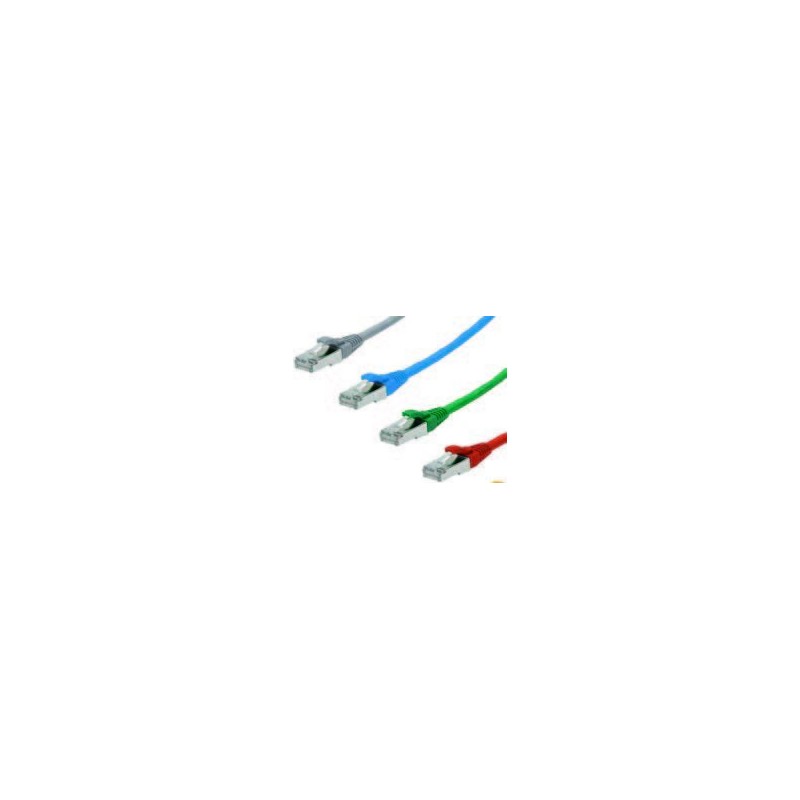 Cordon RJ45 CAT6A FTP 100 ohms - LSOH - 1m - à languette Blanc