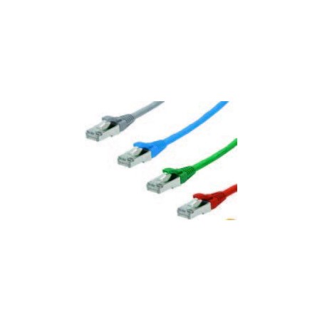 Cordon RJ45 CAT6A FTP 100 ohms - LSOH - 1m - à languette Blanc